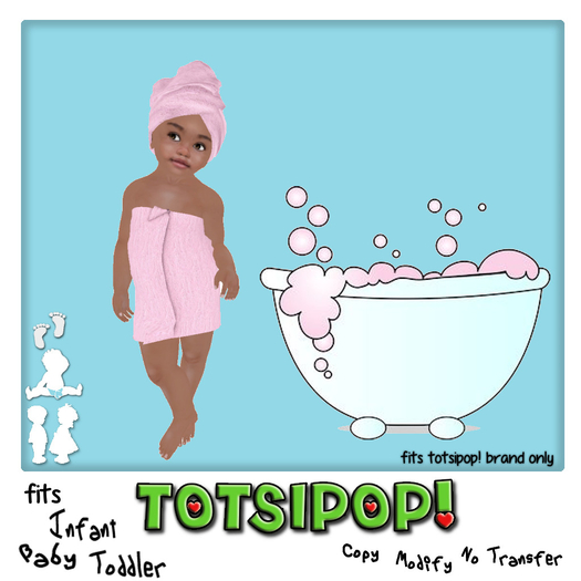 TOTSIPOP! Grow Up Set Bath Towel Set
