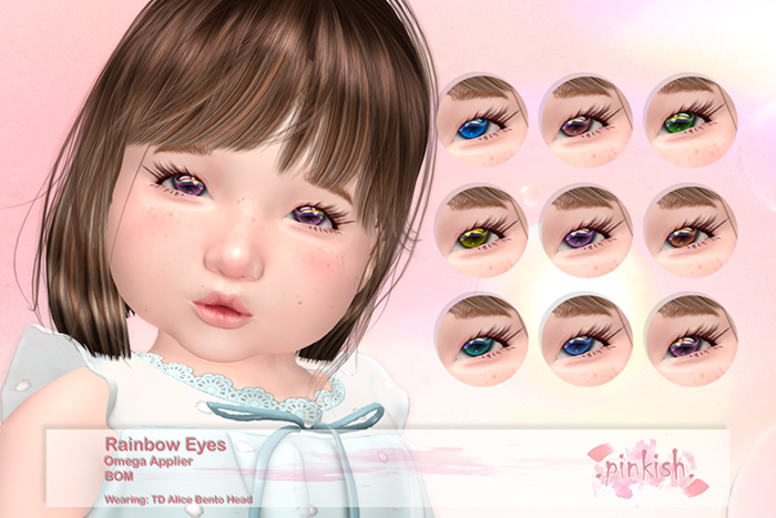 .Pinkish. Rainbow Eyes