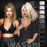 Wasabi // Maite Mesh Hair - B&W