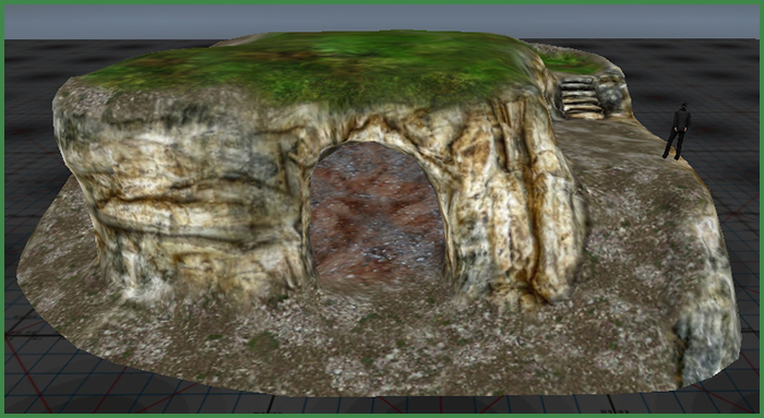 FROG- Hill with cave 003