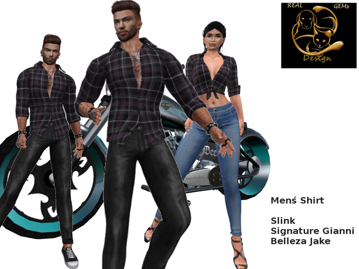 [RG] Slipped  Men's Shirt 1  (Box)
