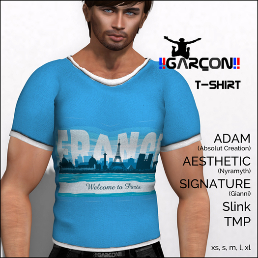 !! GARCON !! T-Shirt PARIS 05