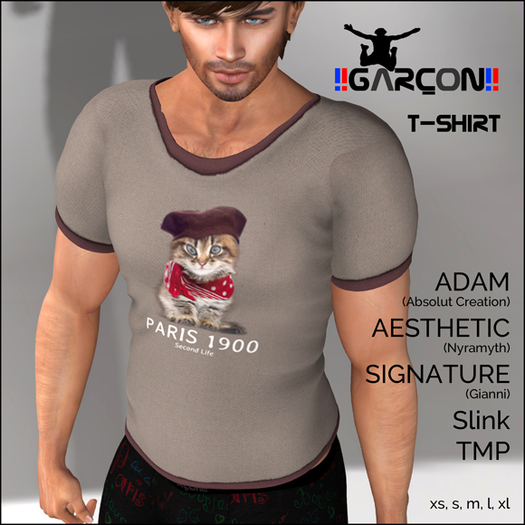 !! GARCON !! T-Shirt PARIS 14