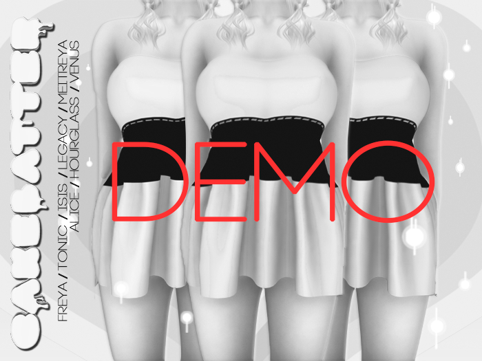 DEMO cakebatter / puff dress