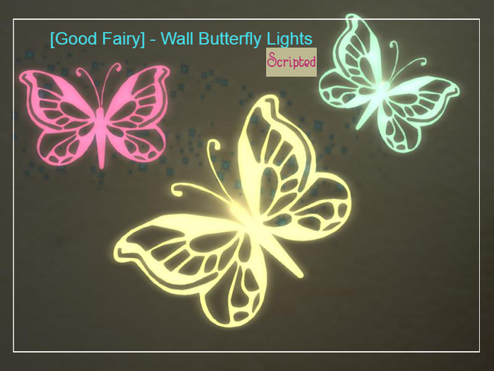 [Good Fairy] - Wall Light {Butterfly}