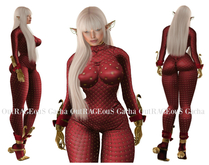 ::Axix:: Christmas Pixie - 3 Piece Set - Red