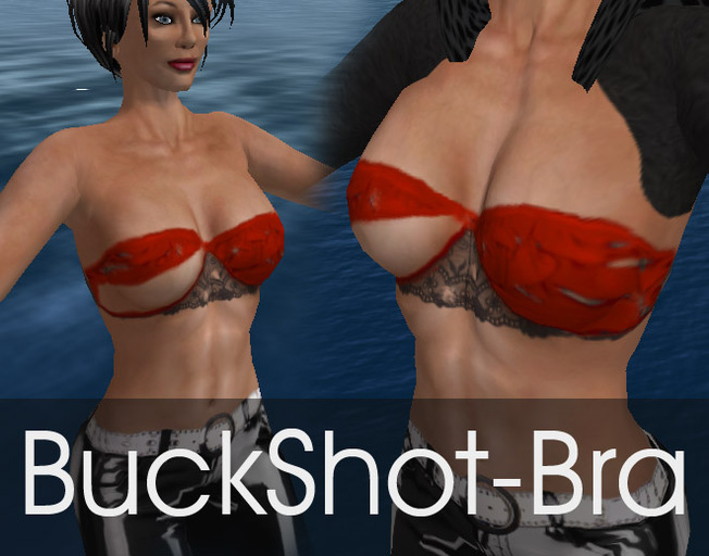  Sexy Buckshot-Bra Red
