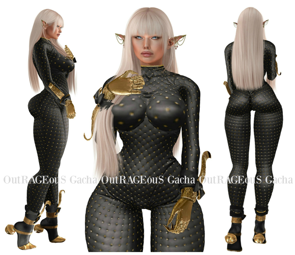 ::Axix:: Christmas Pixie - 3 Piece Set - Black