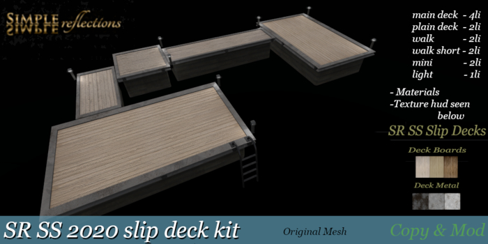 SR SS 2020 slip deck kit (boxed)