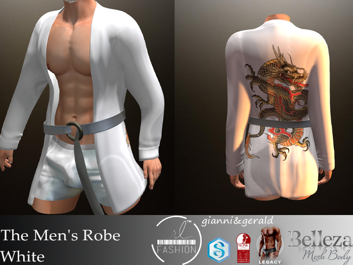 The Men's Robe White