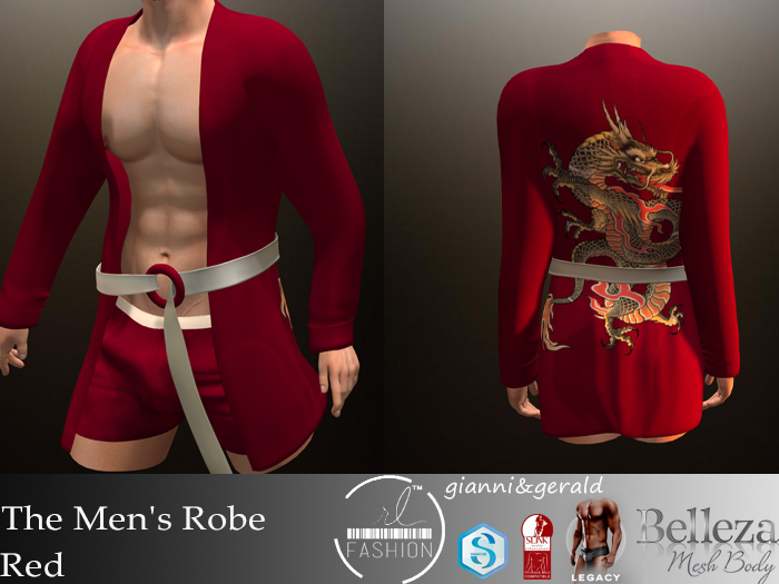 The Men's Robe Red