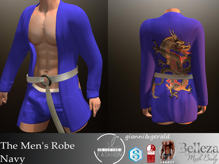 The Men's Robe Navy