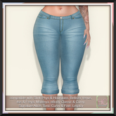 [HC] Colby Denim Capri Jeans for Slink, Belleza, Maitreya, eBody, Signature, Legacy & Tonic