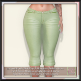 [HC] Colby Green Capri Jeans for Slink, Belleza, Maitreya, eBody, Signature, Legacy & Tonic