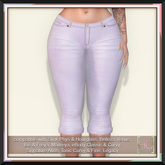 [HC] Colby Lilac Capri Jeans for Slink, Belleza, Maitreya, eBody, Signature, Legacy & Tonic