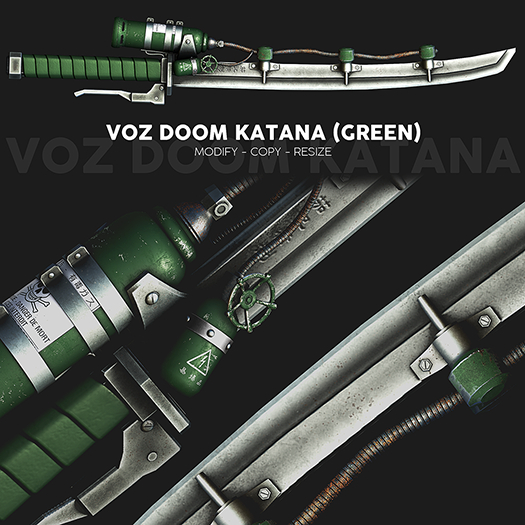 [VOZ] Doom Katana (Green)