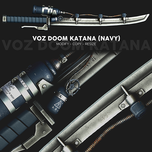 [VOZ] Doom Katana (Navy)