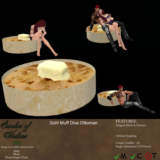 GoH Muff Dive Ottoman Delivery HUD (Cuddle)