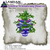 ~L/Fx~ Strawberry Planter Blue Skies (mesh/script) MCtbox