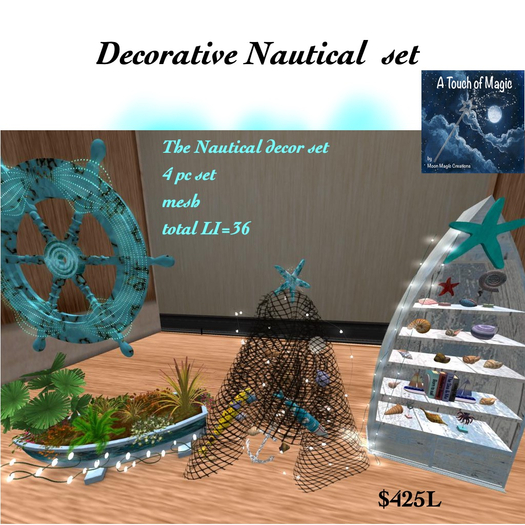 Decorative Nautical set -Box
