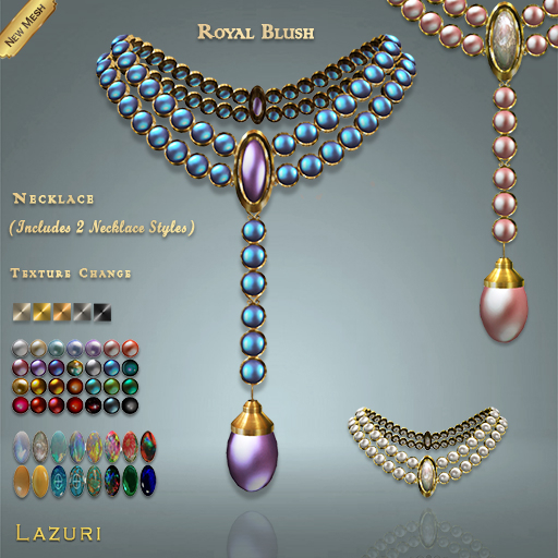 Lazuri Royal Blush All In One Necklace