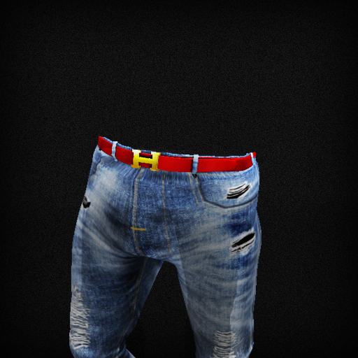 *PC* MESH Hermes Belt(Red) x Ripped Nudies