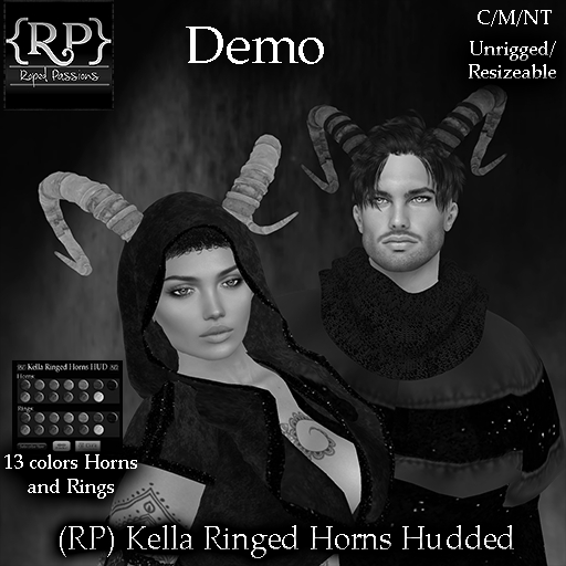 (RP) Kella Ringed Horns Hudded Demo