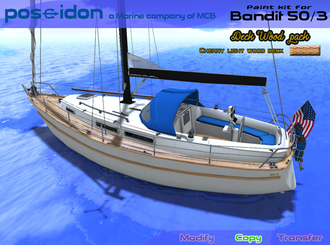 ::POSEIDON:: 50/3 - Deck Wood pack - Cherry Light V1.0 (Boxed)