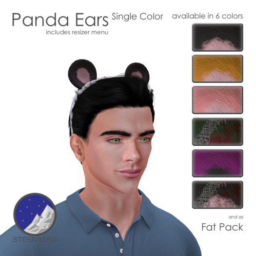 STERNBERG - Panda Ears - Orange (wear me to unpack)