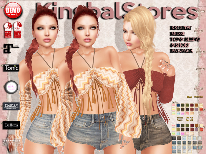 420 KS OUTFIT MUSSE TOP & DOUBLE SLEEVE FAT-PACK
