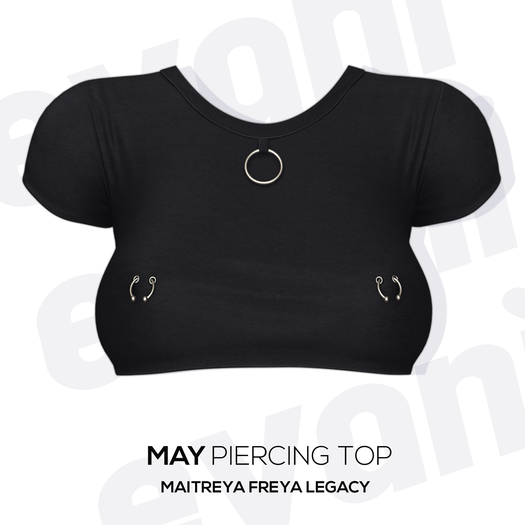 evani. May top - black -