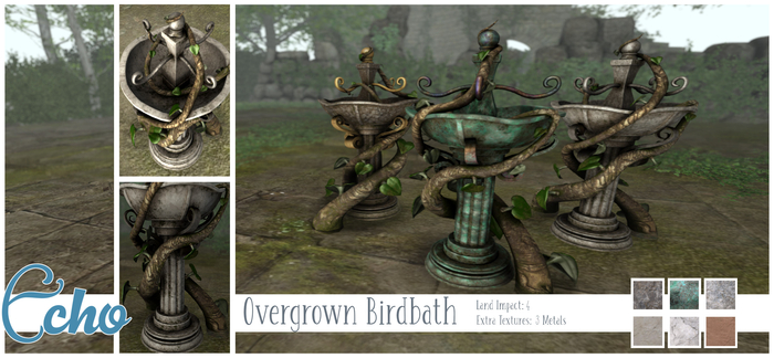 Echo - Briar - Birdbath - Overgrown - Fatpack