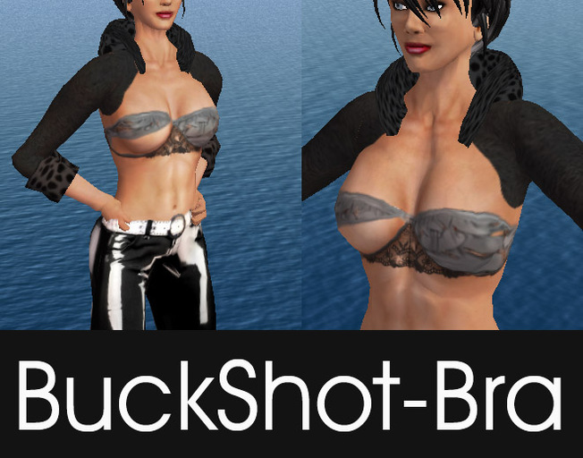  Sexy Buckshot-Bra grey XSL