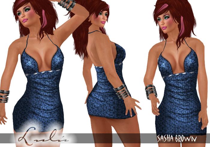 ~Lulu~ Sasha minidress blue