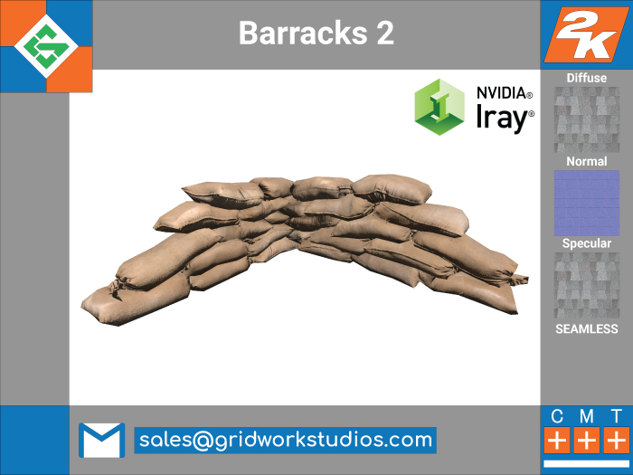 MESH: Sand Barracks 2