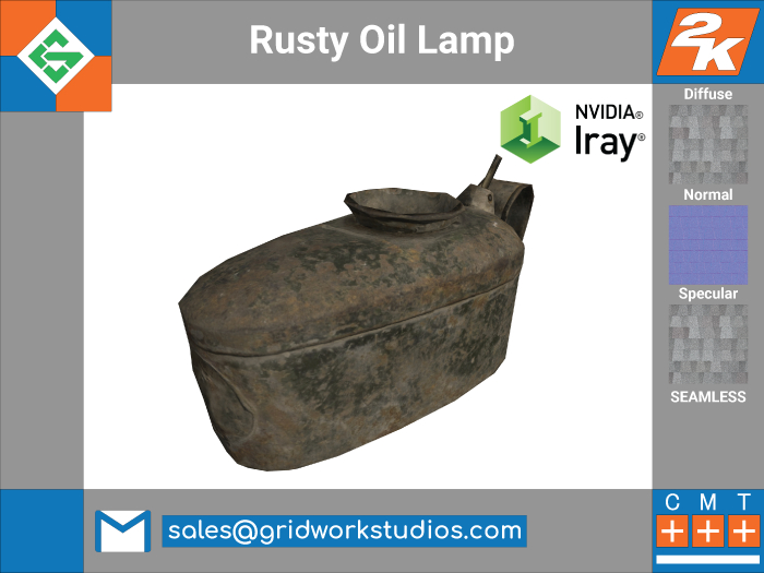 [ G.W.S. ] MESH: Rusty Oil Lamp