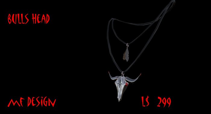 Necklace Bulls Head