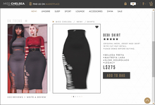 .miss chelsea. Debi Skirt Black