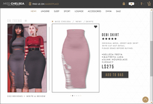 .miss chelsea. Debi Skirt Pink