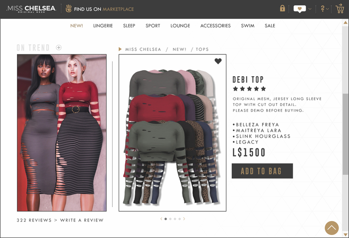 .miss chelsea. Debi Top Fatpack