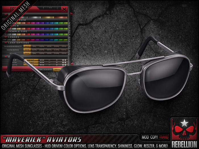 = REBELLION = "MAVERICK" AVIATORS - DEMO