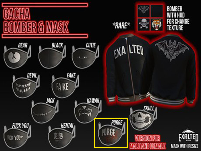 ExalteD - Gacha Mask {PURGE}