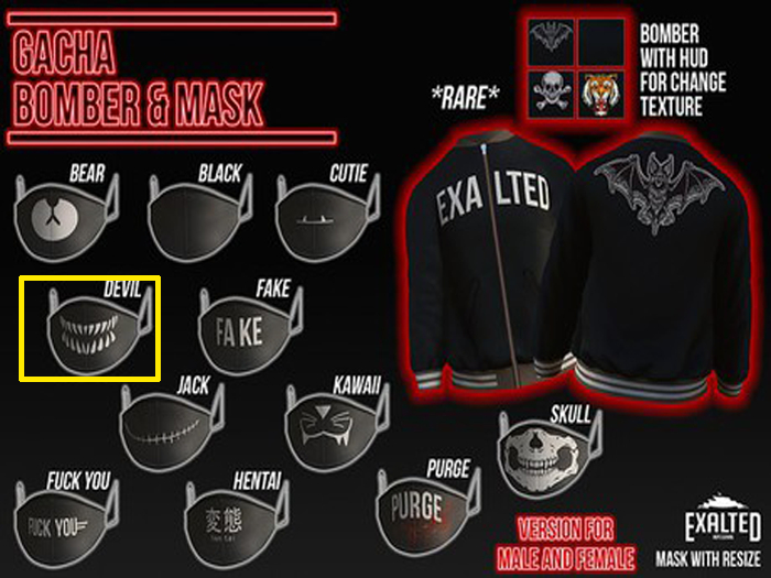 ExalteD - Gacha Mask {DEVIL}