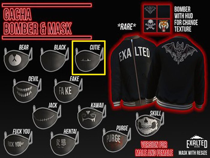 ExalteD - Gacha Mask {CUTIE MONSTER}