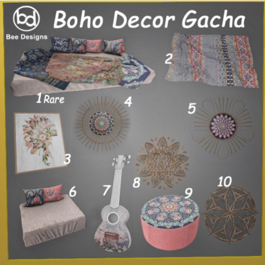 Bee Designs Boho Decor Gacha 1 RARE
