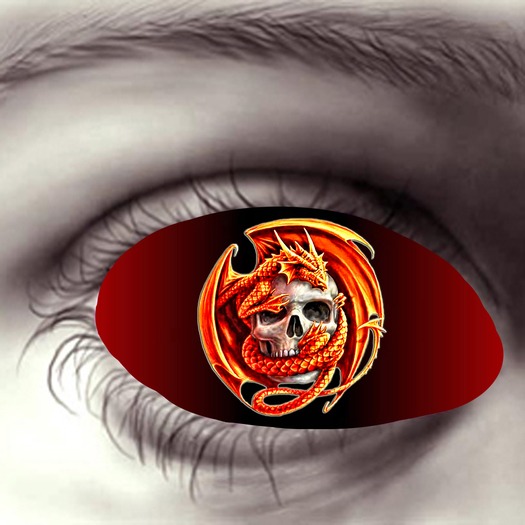 Dragon Lava Skull Eyes-Vamp HD *Hidden~Surface*