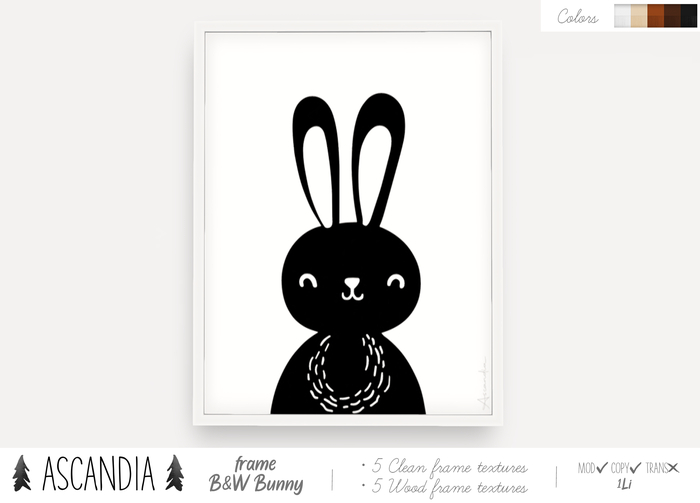 Ascandia // Frame B&W Bunny