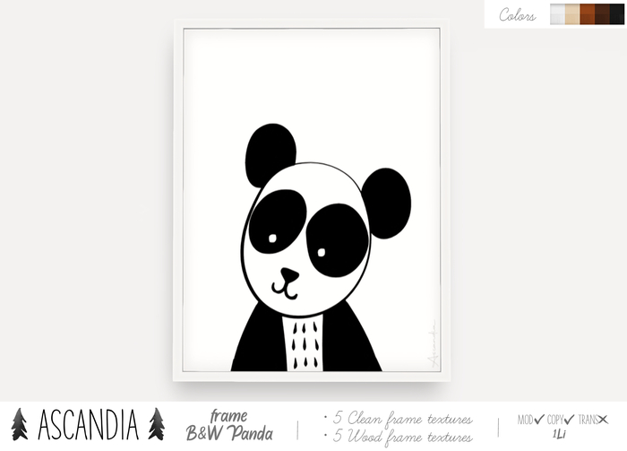 Ascandia // Frame B&W Panda