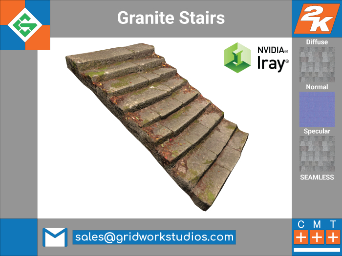 MESH: Granite Stairs