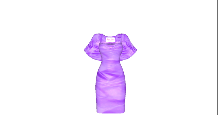 Lilac Silk Dress Boxed
